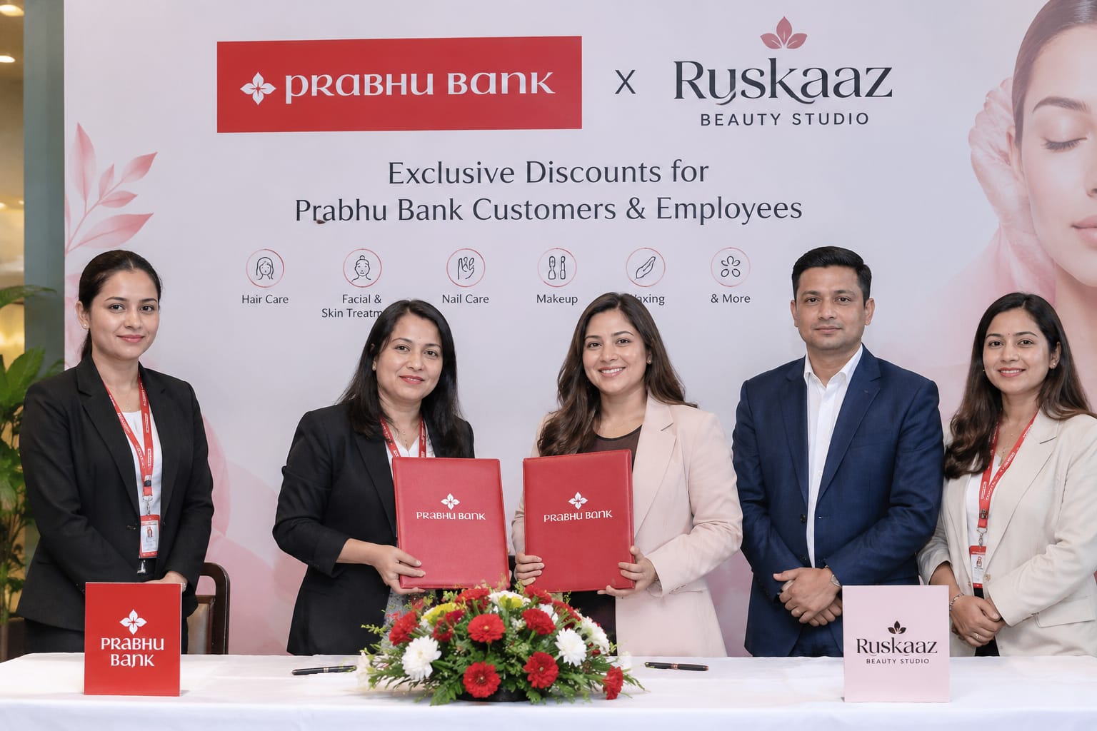 Prabhu Bank Customers and Employees to Receive Special Discounts at Ruskaz Beauty Studio