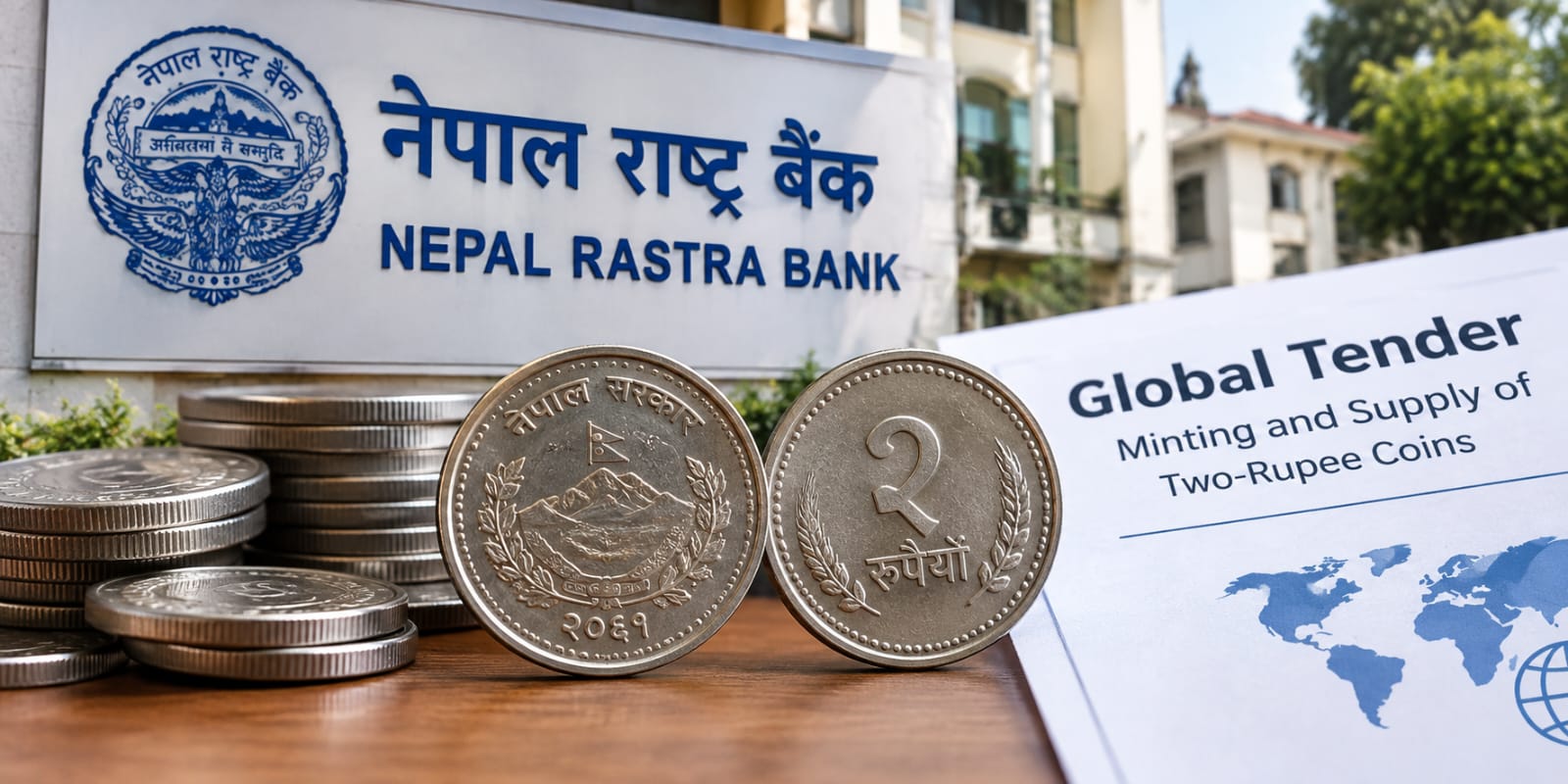 Nepal Rastra Bank Invites Global Tender to Mint 300 Million Two-Rupee Coins